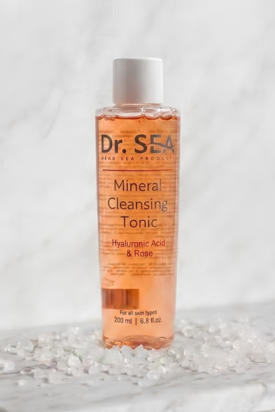 Nước hoa hồng cấp ẩm, cải thiện đàn hồi MINERAL CLEANSING TONIC Hyaluronic Acid & Rose 200ml