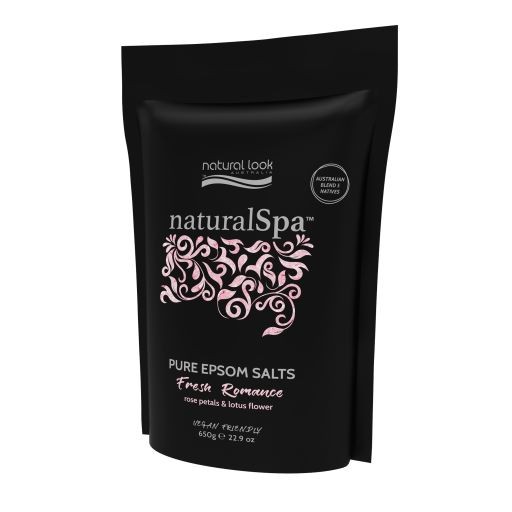 naturalSpa Fresh Romance Epsom Salts - Muối tắm Epsom giảm đau nhức, mệt mỏi, cải thiện giấc ngủ 650gr