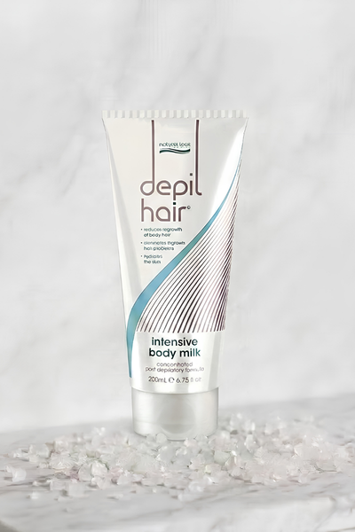 Sữa dưỡng sau waxing, triệt lông Natural Look Depil-Hair Intensive Body Milk 200ml