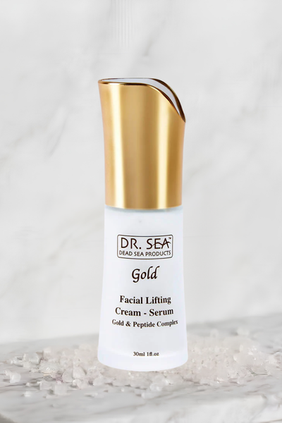 Kem Serum hạt vàng và phức hợp Peptide chống lão hóa, nuôi dưỡng phục hồi cho da căng mịn, tươi trẻ FACIAL LIFTING CREAM- SERUM WITH GOLD AND PEPTIDE COMPLEX, 30 ML