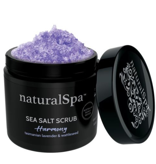 naturalSpa Harmony Sea Salt Scrub - Muối tẩy tế bào chết giàu khoáng chất loại bỏ độc tố, tăng cường lưu thông máu, cải thiện làn da 500gr